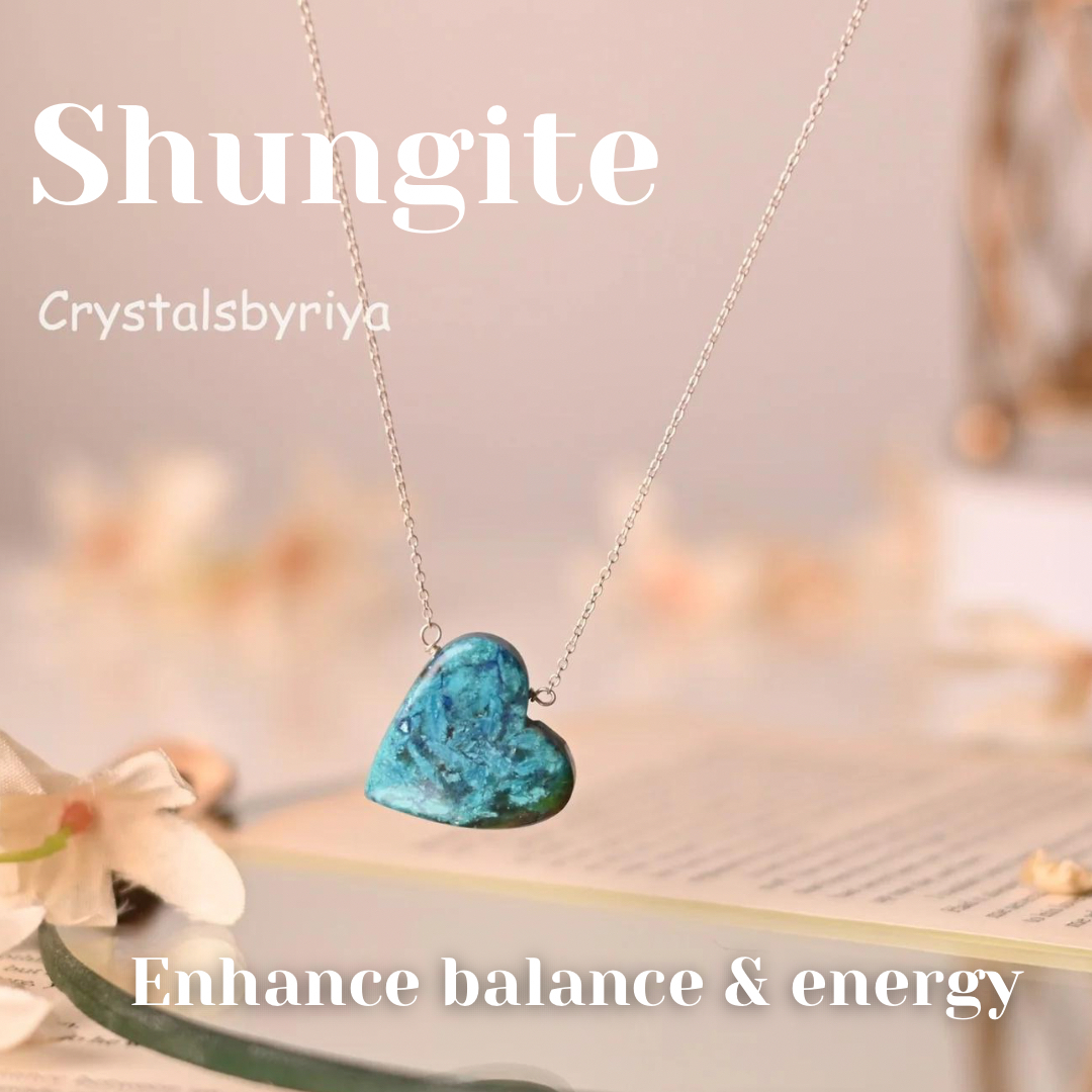 Shungite Silver Necklace