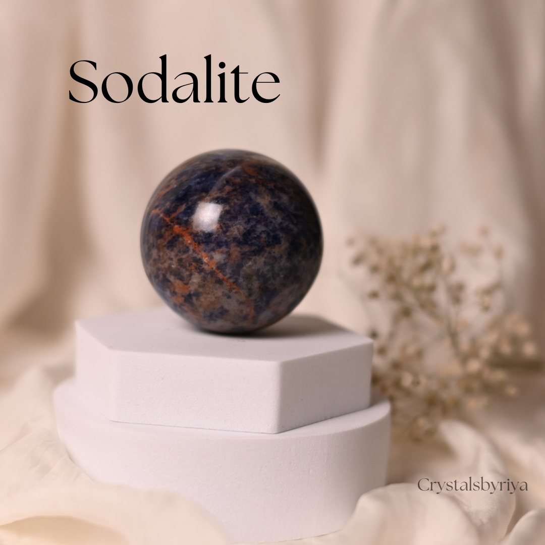 Sodolite sphere ball