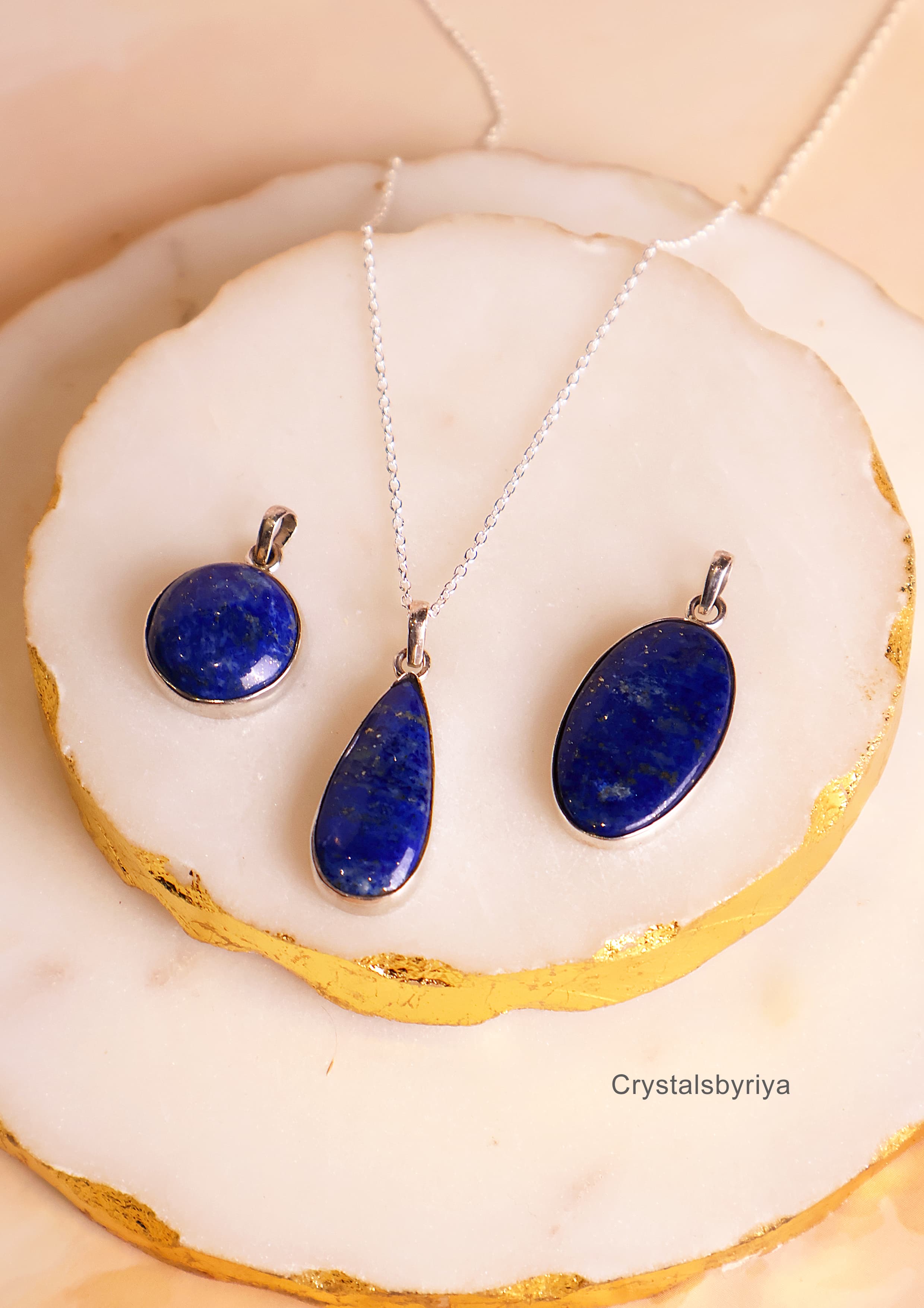 LAPIS LAZULI SILVER PENDANT