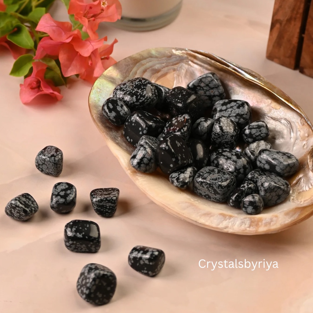 Snowflake Obsidian Tumble