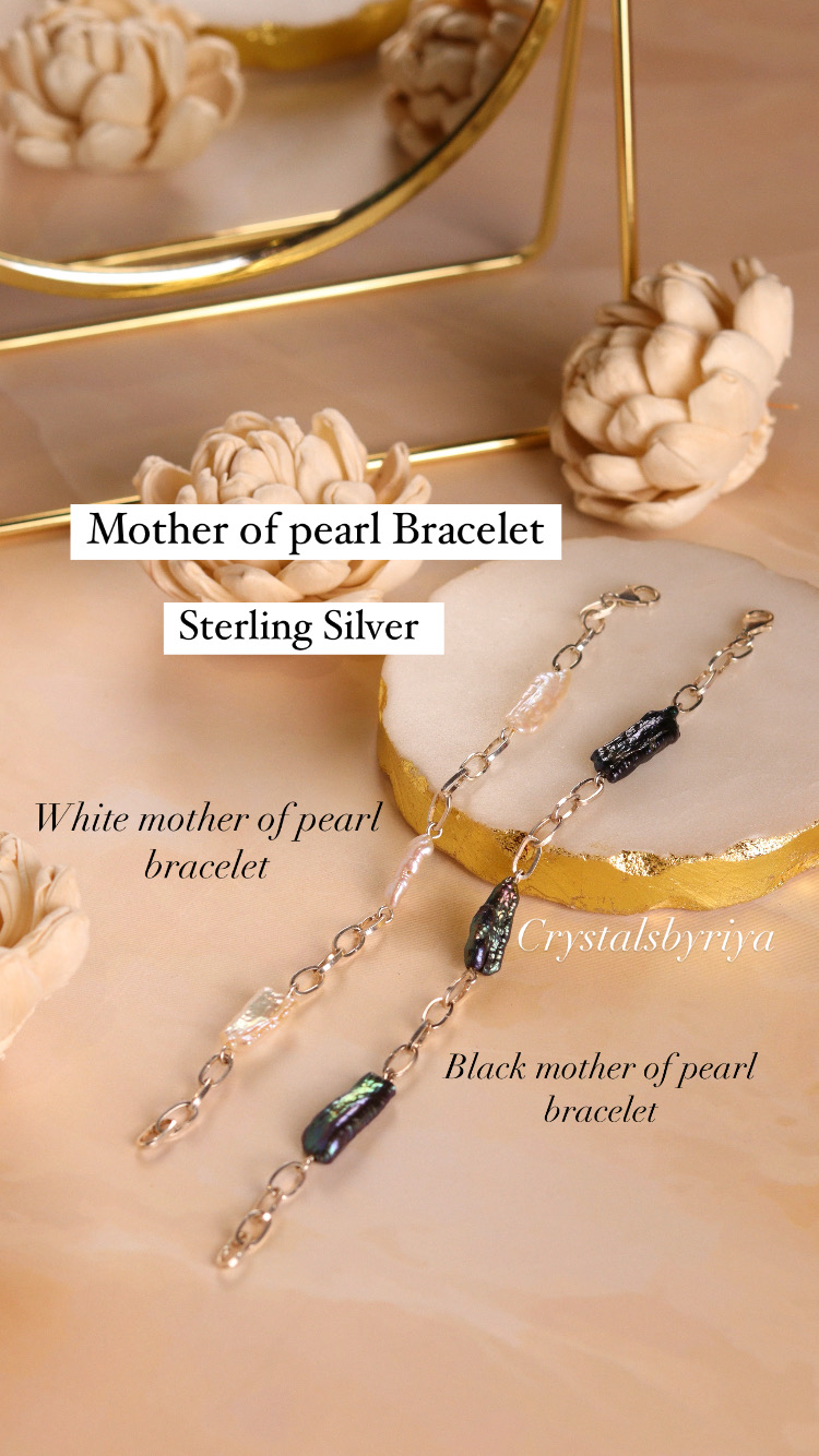 Mother Of Pearl Silver bracelet