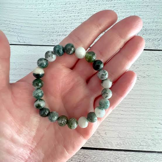 Tree Moss Agate Bracelet