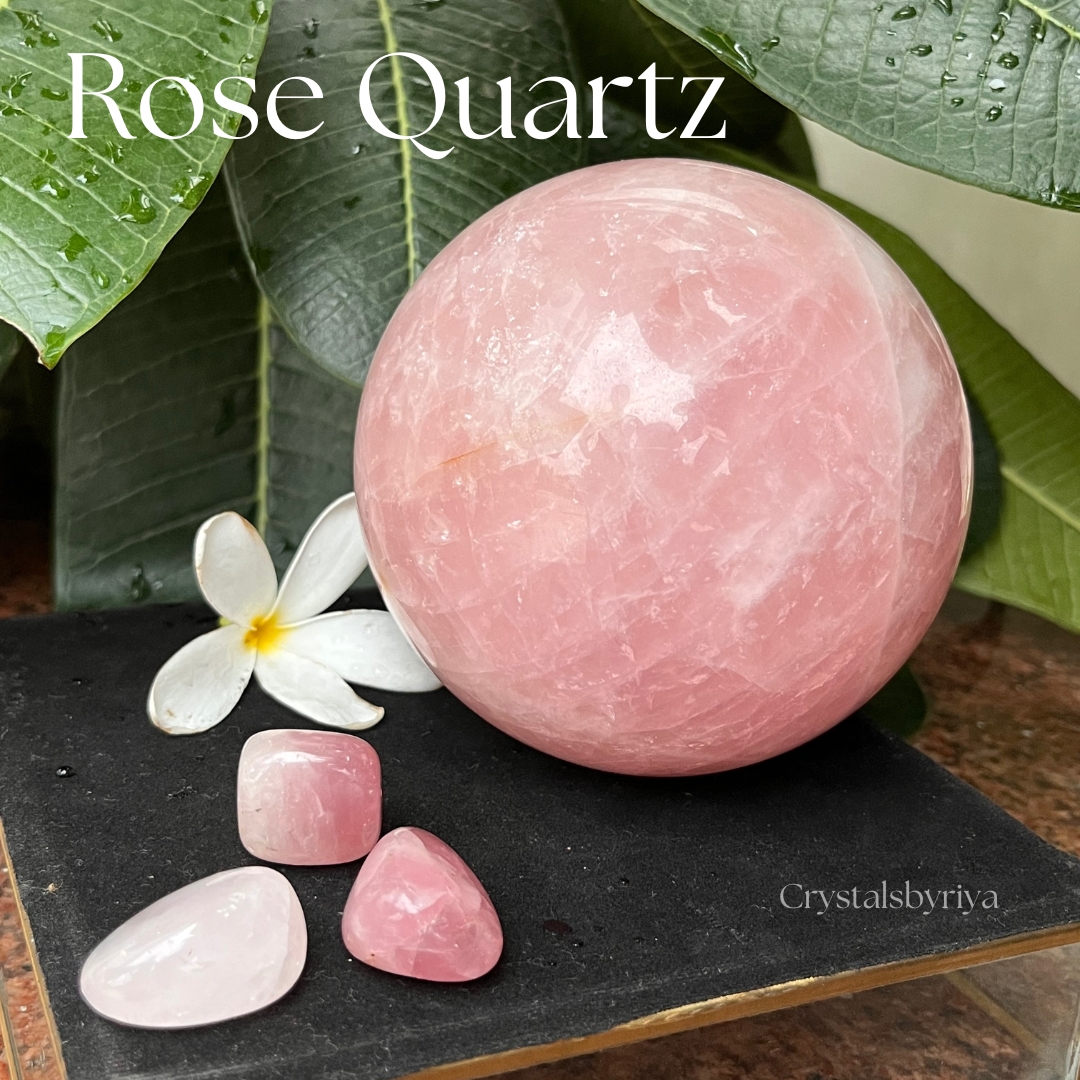 Rose quartz Sphere Ball 