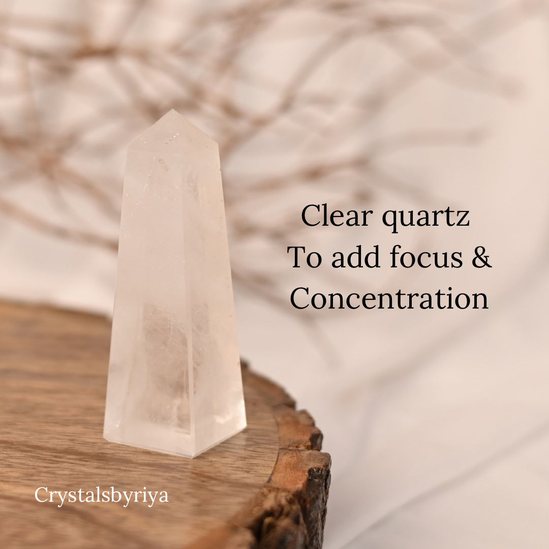 Clear quartz Tower