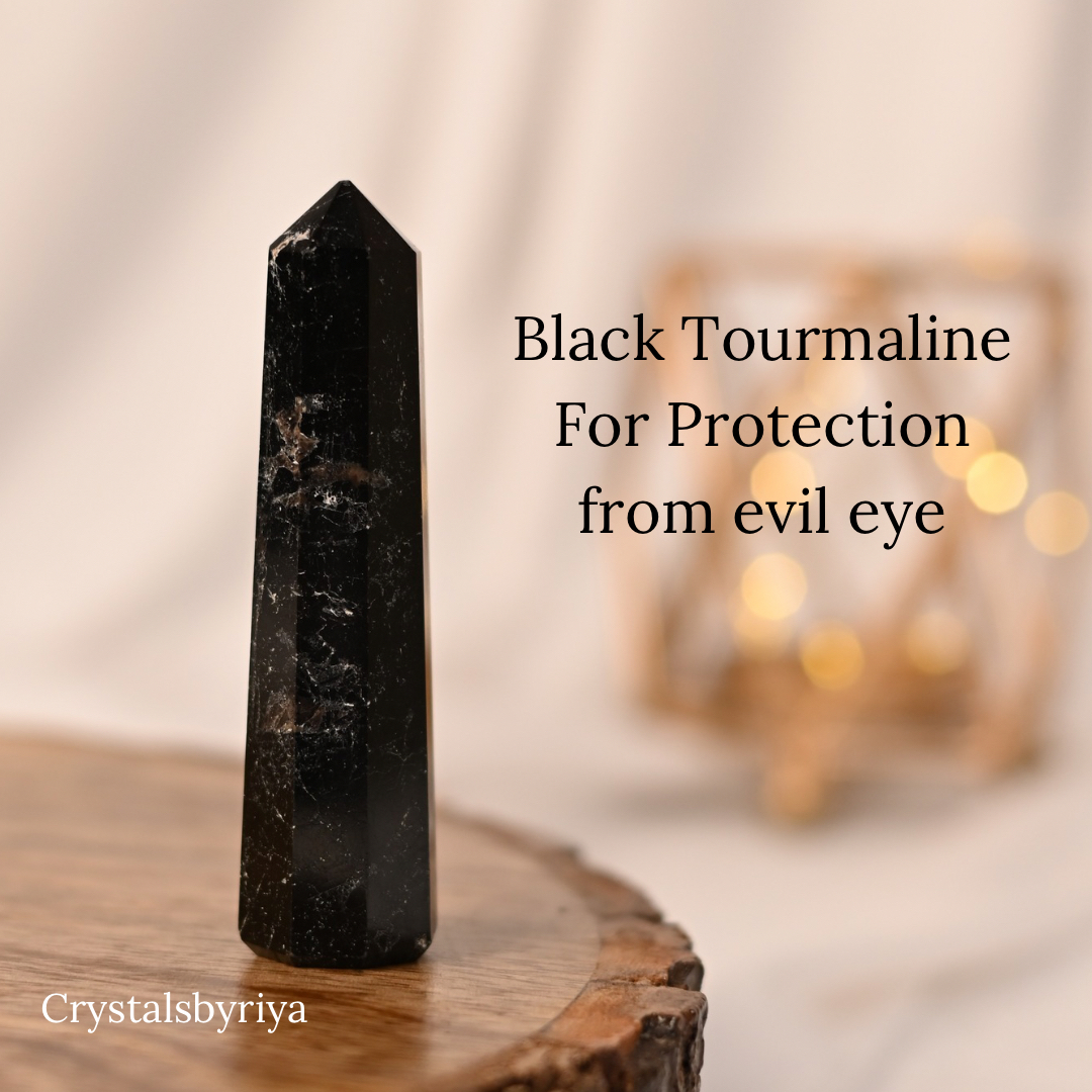 Black tourmaline Tower